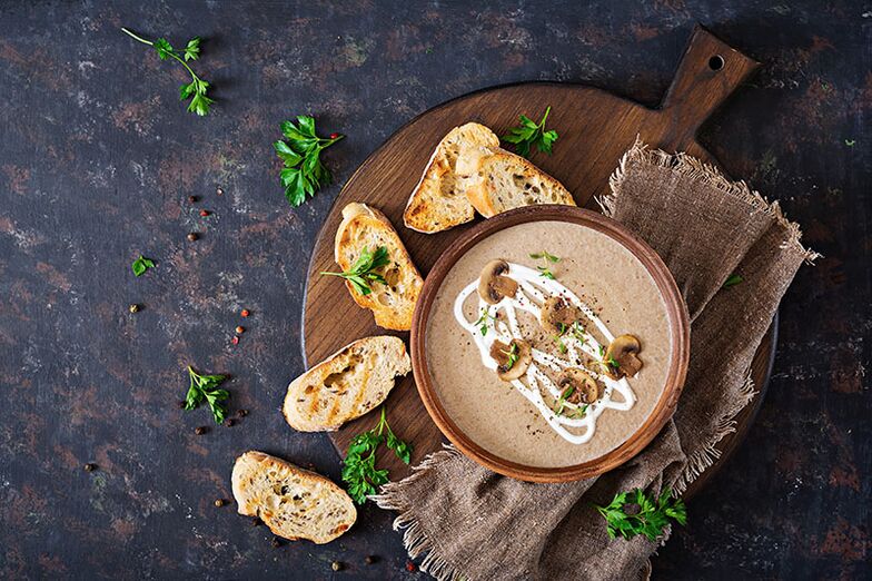 Грибний суп-пюре – ароматне блюдо для здорового раціону