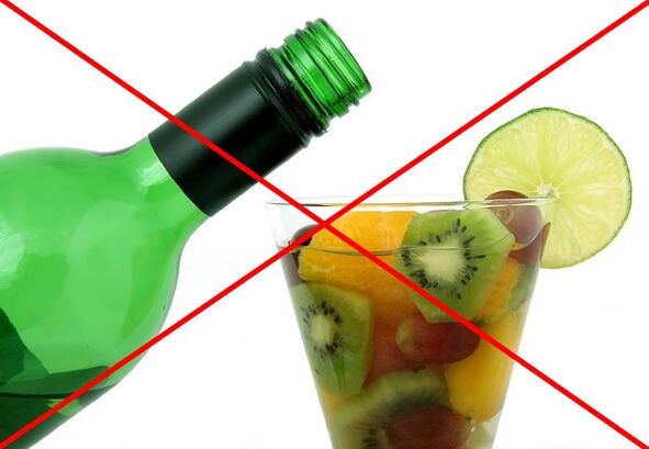 За дотримання лінивої дієти не рекомендується вживати алкоголь